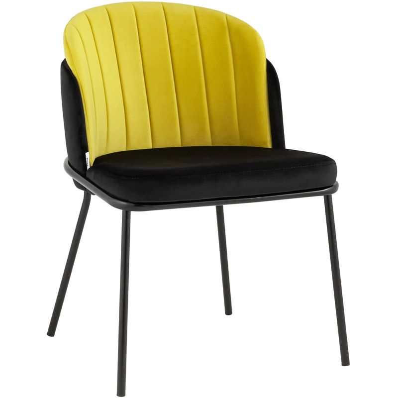 Стул Penelope Chair Желтый Цвет Металлические Ножки Желтый Черный Стул Penelope Chair Желтый Цвет Металлические Ножки Желтый Черный в Орле | Loft Concept