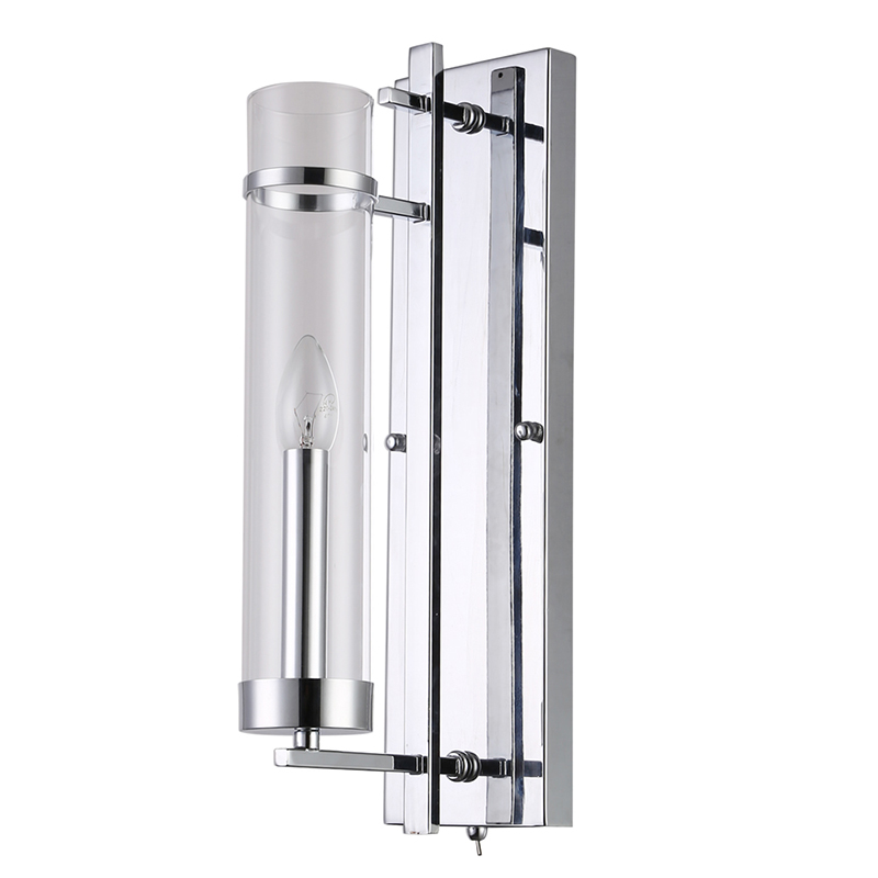 Бра Trondheim Chrome Wall Lamp Хром Прозрачный Бра Trondheim Chrome Wall Lamp Хром Прозрачный в Орле | Loft Concept