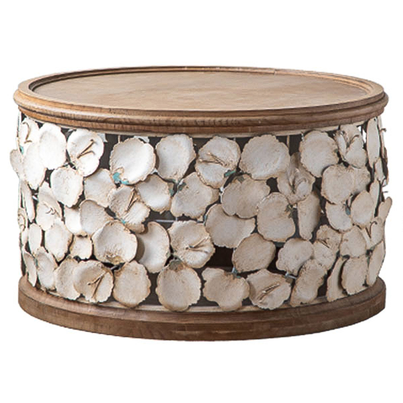 Кофейный стол Metal Petals Coffee Table Бежевый Древесина Кофейный стол Metal Petals Coffee Table Бежевый Древесина в Орле | Loft Concept