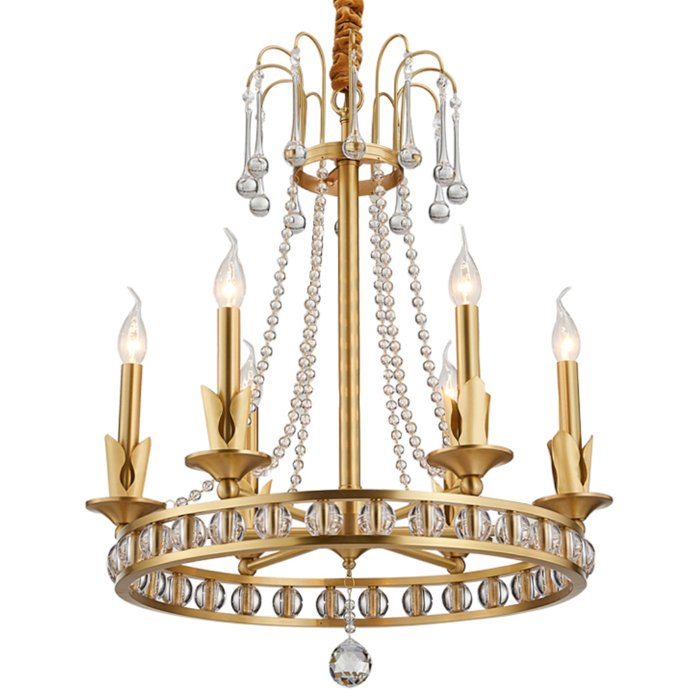 Люстра Candelia Chandelier Латунь Люстра Candelia Chandelier Латунь в Орле | Loft Concept