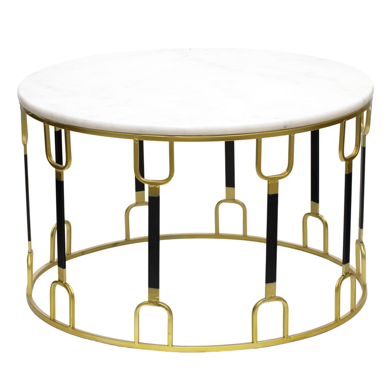 Приставной стол Dorius Side Table white marble Латунь Черный Белый Мрамор Bianco Приставной стол Dorius Side Table white marble Латунь Черный Белый Мрамор Bianco в Орле | Loft Concept
