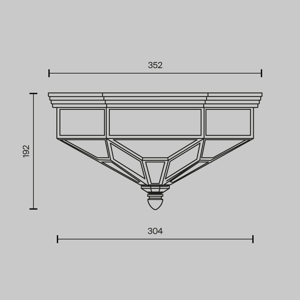 Потолочный светильник Zeil E27X3 в Орле