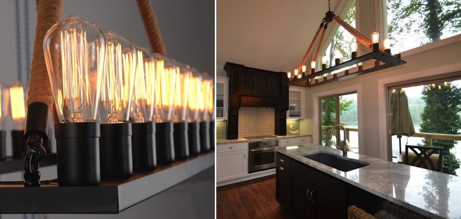 Люстра Square Large Loft Rope Light Люстра Square Large Loft Rope Light - Loft-Concept в Орле