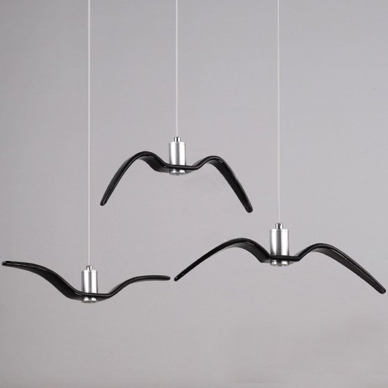 Подвесной светильник Brokis Night Birds black Черный в Орле | Loft Concept 