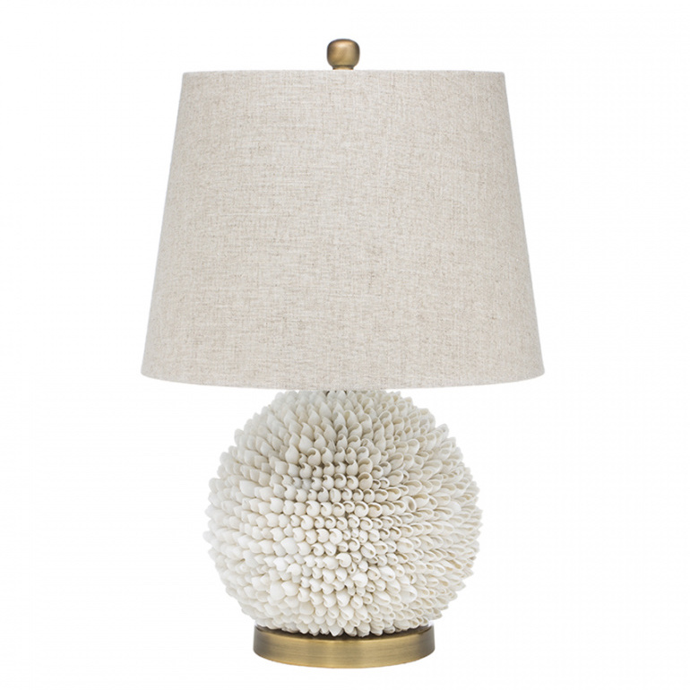Настольная лампа Shell Lamp Бежевый Настольная лампа Shell Lamp Бежевый в Орле | Loft Concept