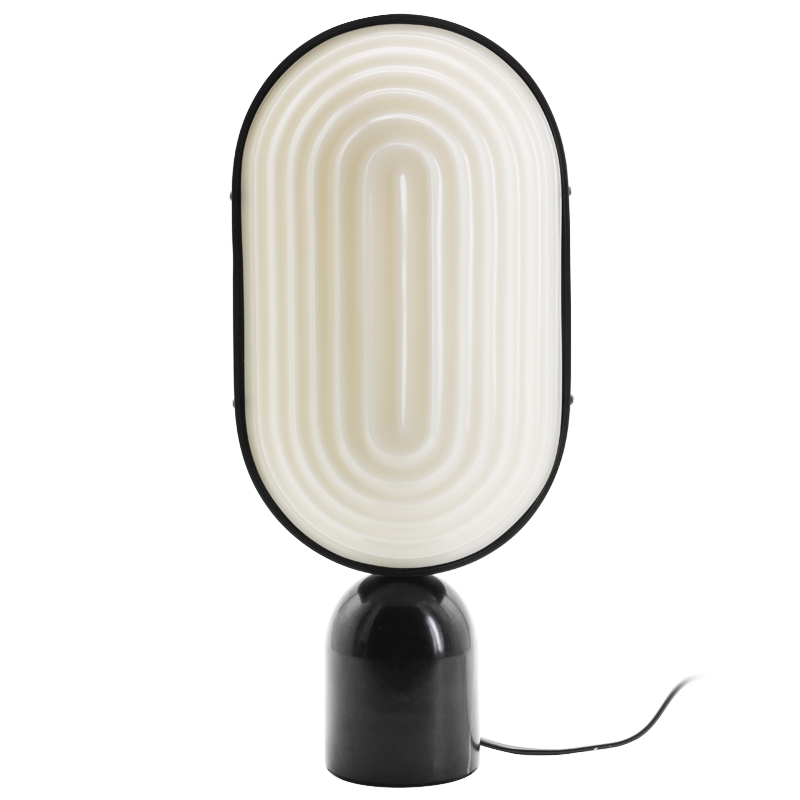 Настольная лампа Rosetta Table Lamp Черный Белый Настольная лампа Rosetta Table Lamp Черный Белый в Орле | Loft Concept
