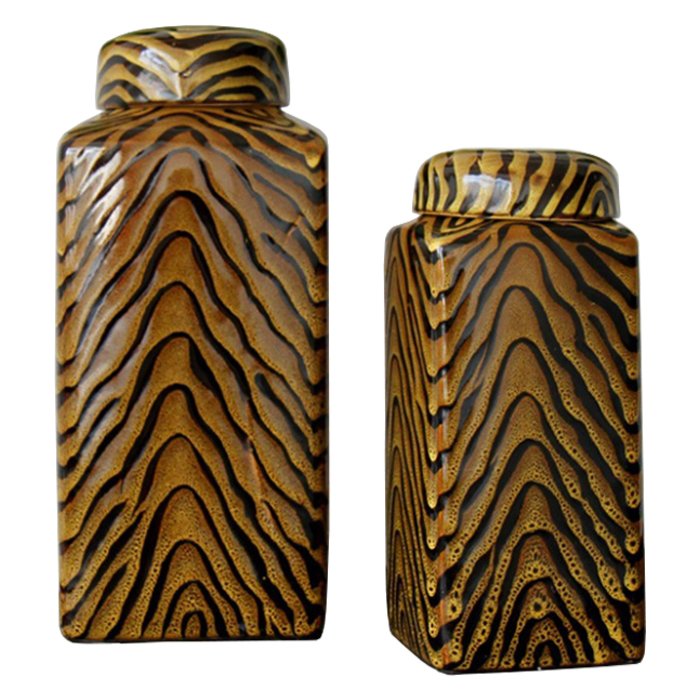 Ваза Wild print Коричневый Ваза Wild print Коричневый в Орле | Loft Concept