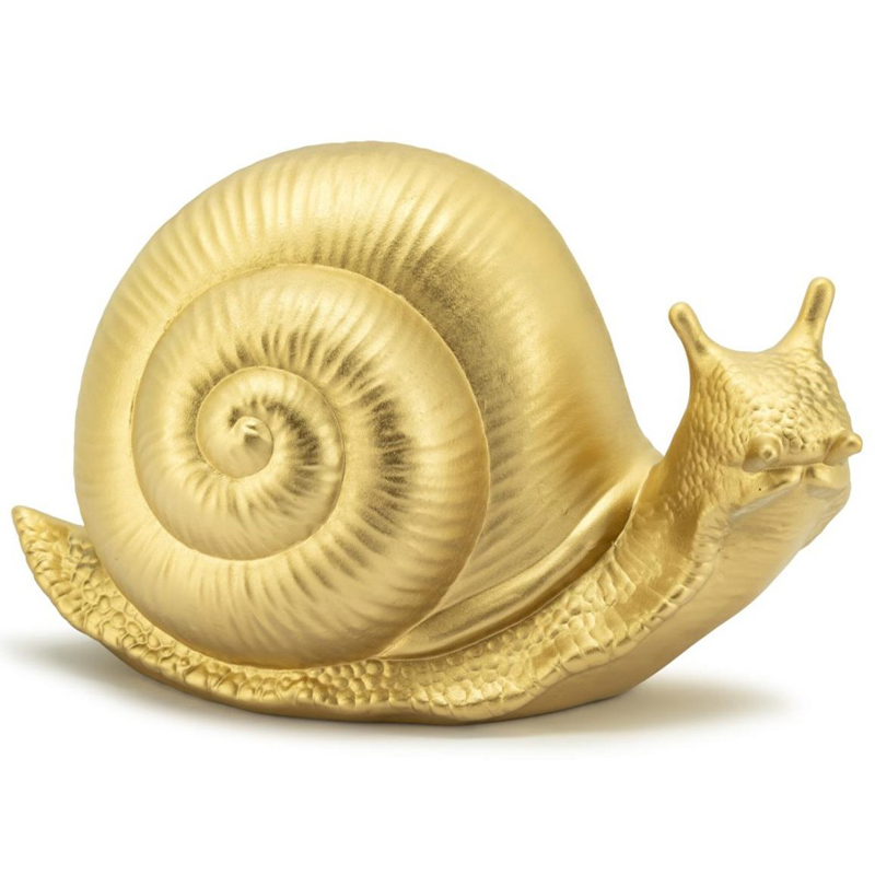 Статуэтка Abhika Snail Bisc. Gold Золотой Статуэтка Abhika Snail Bisc. Gold Золотой в Орле | Loft Concept