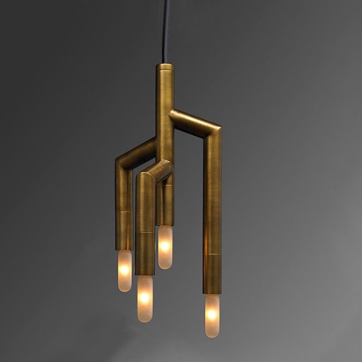 Подвесной светильник Jaime Hayon RAMEAU PENDANT Латунь Подвесной светильник Jaime Hayon RAMEAU PENDANT Латунь в Орле | Loft Concept