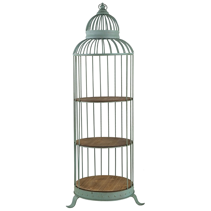 Стеллаж металлический CAGE RACK Голубой Стеллаж металлический CAGE RACK Голубой в Орле | Loft Concept