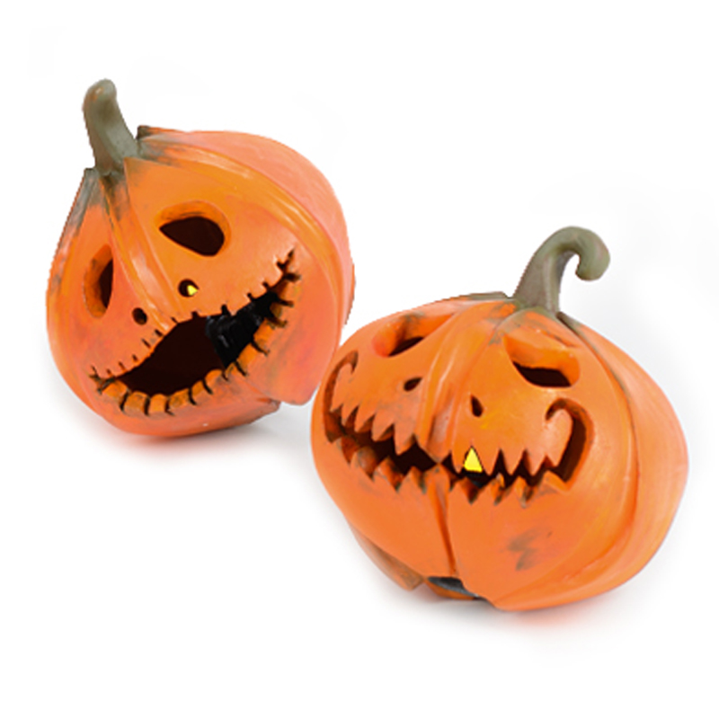 Аксессуар для Хэллоуина Two Pumpkins set 2 Зеленый Оранжевый Аксессуар для Хэллоуина Two Pumpkins set 2 Зеленый Оранжевый в Орле | Loft Concept