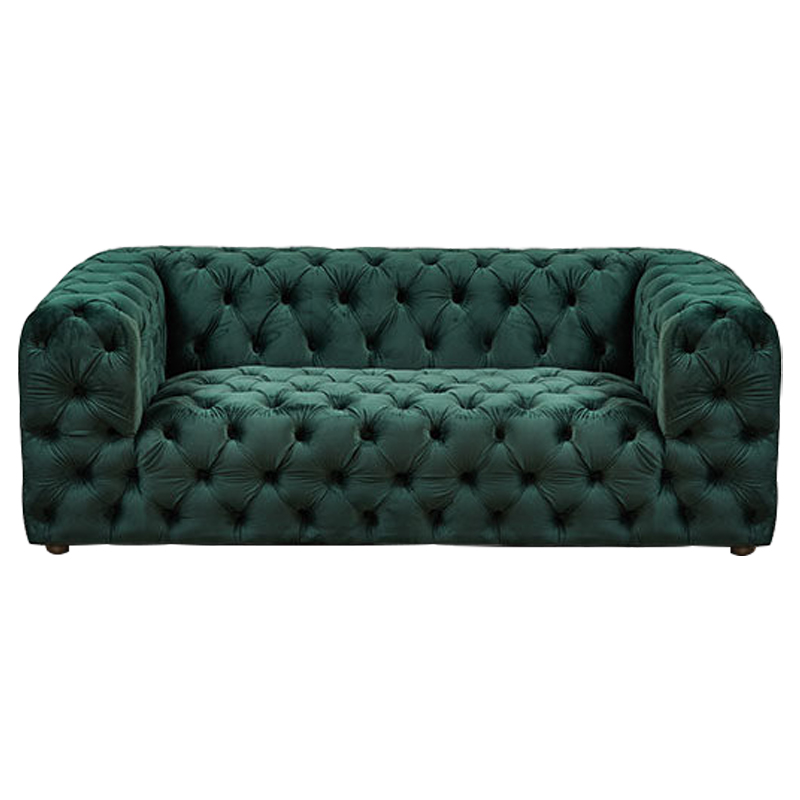 Диван Green Soho Tufted Sofa Зеленый Зеленый Диван Green Soho Tufted Sofa Зеленый Зеленый в Орле | Loft Concept
