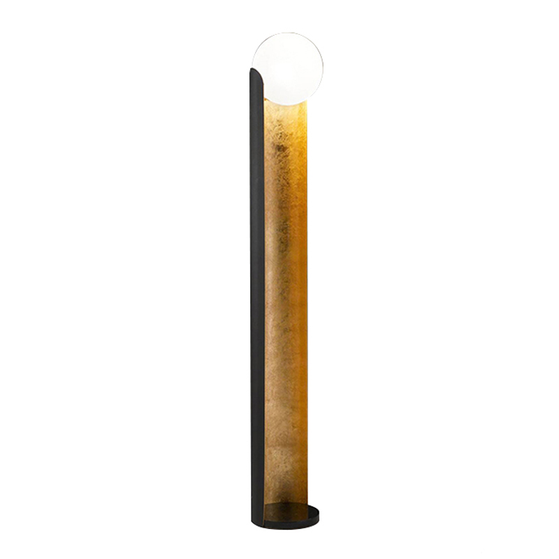 Торшер Alta Floor Lamp Золотой Черный Белый Торшер Alta Floor Lamp Золотой Черный Белый в Орле | Loft Concept