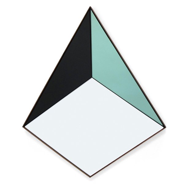 Зеркало Пирамида Bower Pyramid Mirror Прозрачный Черный Лазурь Зеркало Пирамида Bower Pyramid Mirror Прозрачный Черный Лазурь в Орле | Loft Concept