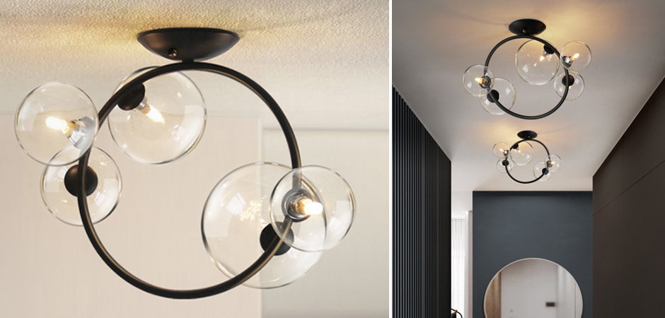 Потолочный светильник IONA Octo Ceiling 5 плафонов Потолочный светильник IONA Octo Ceiling 5 плафонов - Loft-Concept в Орле