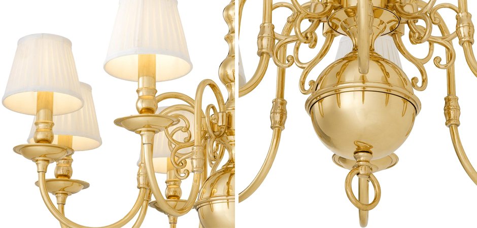 Люстра Eichholtz Chandelier Bourbon Brass - Loft-Concept в Орле