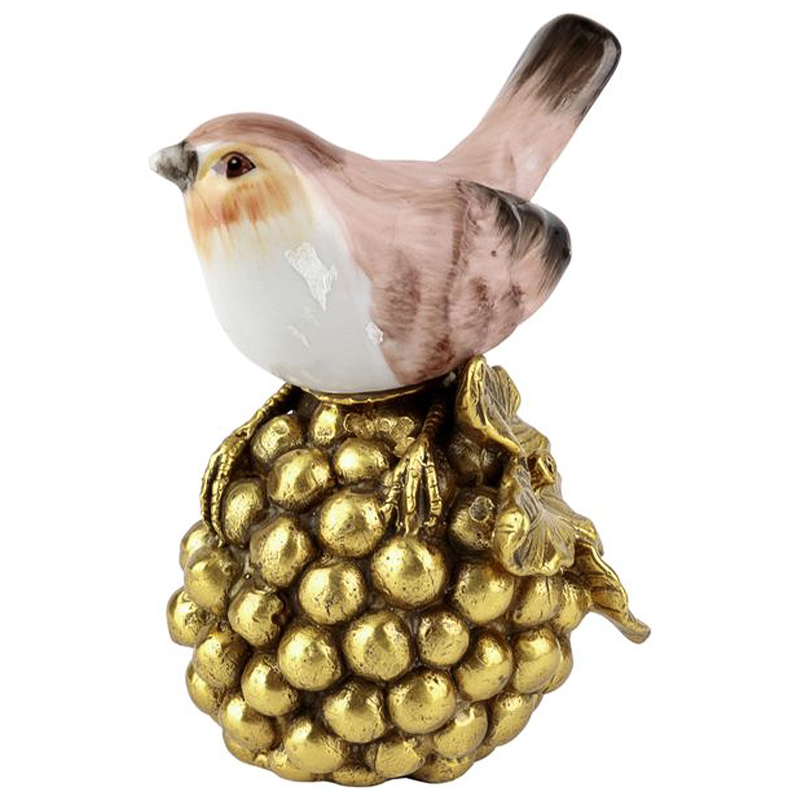 Статуэтка Birdie Golden Grapes Бронза Коричневый Статуэтка Birdie Golden Grapes Бронза Коричневый в Орле | Loft Concept
