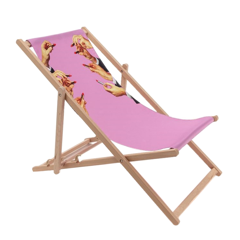Шезлонг Seletti Lipstick Pink Розовый Бежевый в Орле | Loft Concept 