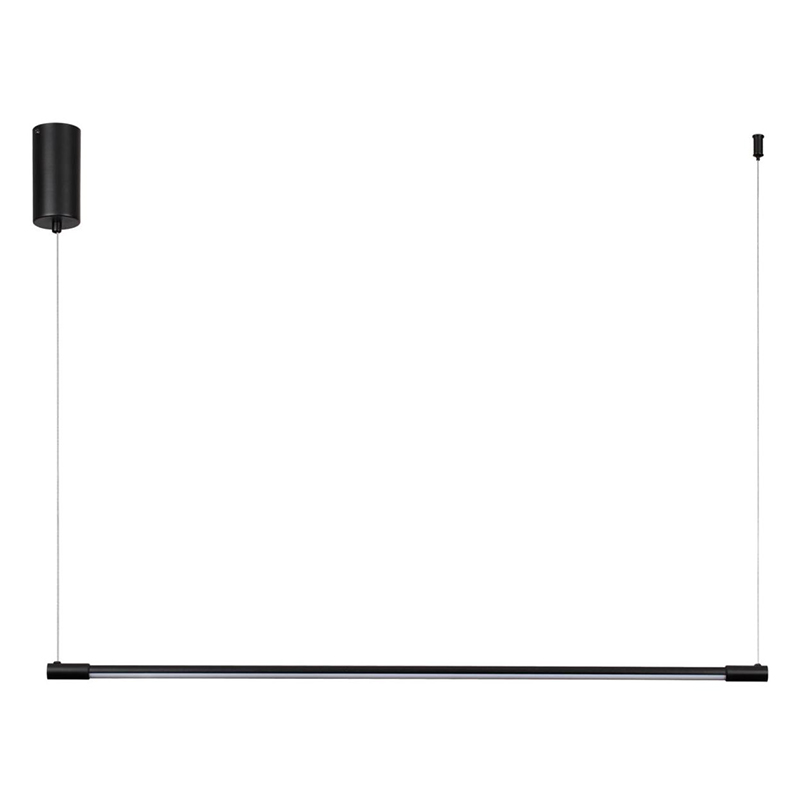 Подвесной светильник Trumpet Tube Black Linear Черный Белый Подвесной светильник Trumpet Tube Black Linear Черный Белый в Орле | Loft Concept