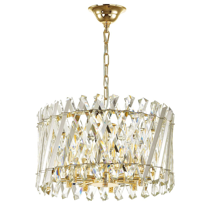 Люстра Crystal Crossed Stripes Gold Золотой Люстра Crystal Crossed Stripes Gold Золотой в Орле | Loft Concept