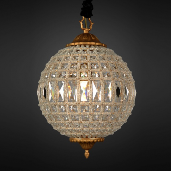 Люстра RH 19th c. Casbah Crystal Pendant 32 Темная бронза винтаж Люстра RH 19th c. Casbah Crystal Pendant 32 Темная бронза винтаж в Орле | Loft Concept
