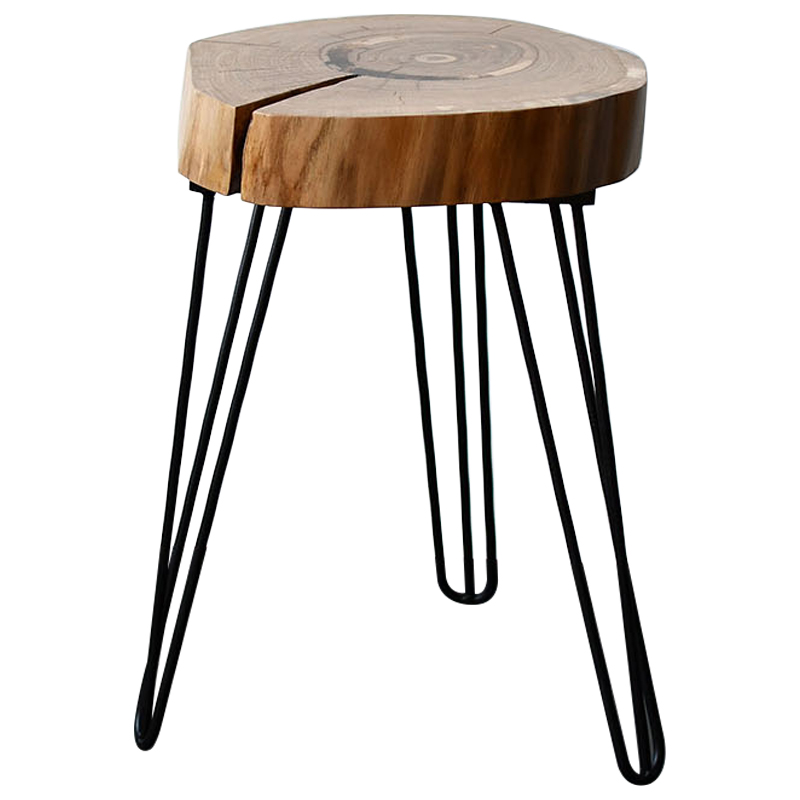 Приставной стол Morley Industrial Metal Rust Side Table Светлый дуб Черный Приставной стол Morley Industrial Metal Rust Side Table Светлый дуб Черный в Орле | Loft Concept