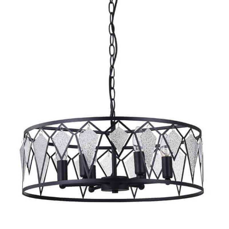 Люстра Glass Lozenges D51 Черный в Орле | Loft Concept 