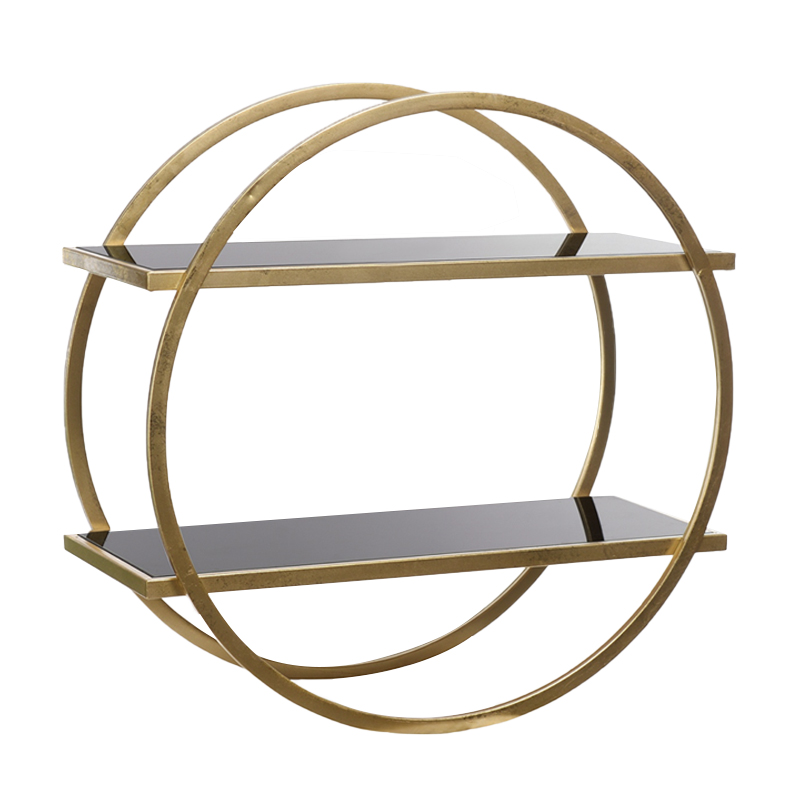 Полка Circle Gold Золотой Желтый Полка Circle Gold Золотой Желтый в Орле | Loft Concept