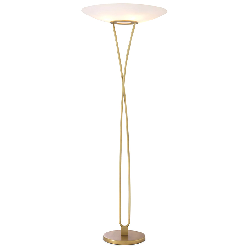 Товар Eichholtz Floor Lamp Laila Латунь Белый Товар Eichholtz Floor Lamp Laila Латунь Белый в Орле | Loft Concept