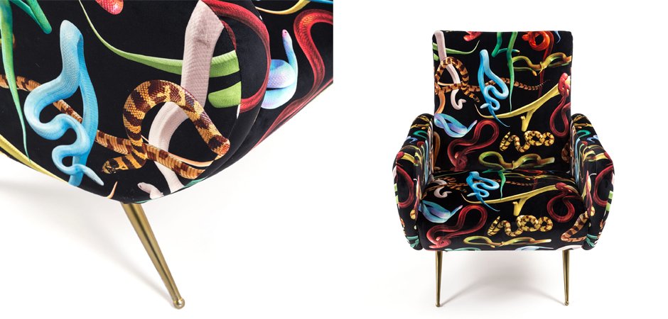Кресло Seletti Armchair Snakes Design: Toiletpaper Кресло Seletti Armchair Snakes Design: Toiletpaper - Loft-Concept в Орле