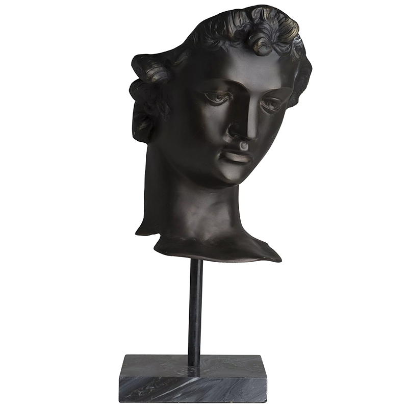 Декоративная статуэтка Eichholtz Head David Темная бронза Черный Мрамор Nero Декоративная статуэтка Eichholtz Head David Темная бронза Черный Мрамор Nero в Орле | Loft Concept