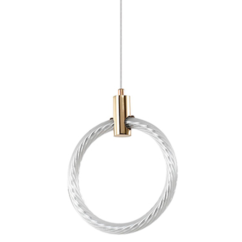 Подвесной светильник светодиодный в виде кольца Lighting Rings Gold Золотой Белый Подвесной светильник светодиодный в виде кольца Lighting Rings Gold Золотой Белый в Орле | Loft Concept