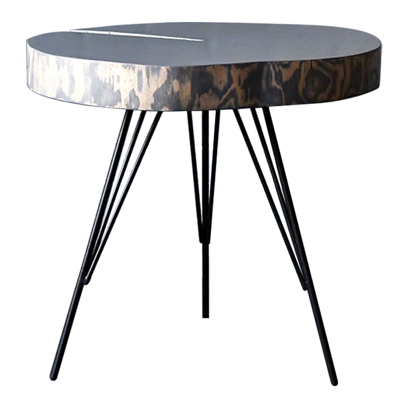 Кофейный стол Farley Industrial Metal Rust Coffee Table Дерево Серый Черный Кофейный стол Farley Industrial Metal Rust Coffee Table Дерево Серый Черный в Орле | Loft Concept