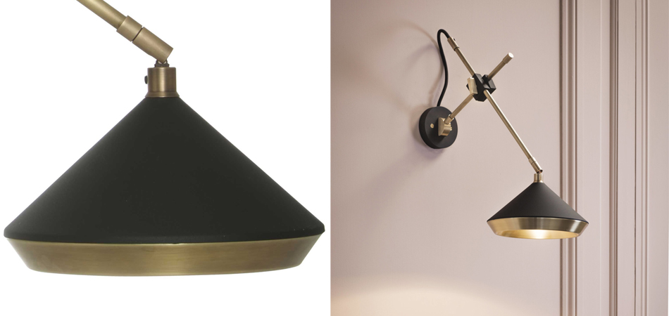 Бра Bert Frank SHEAR SHEAR WALL LIGHT Черный Бра Bert Frank SHEAR SHEAR WALL LIGHT Черный - Loft-Concept в Орле