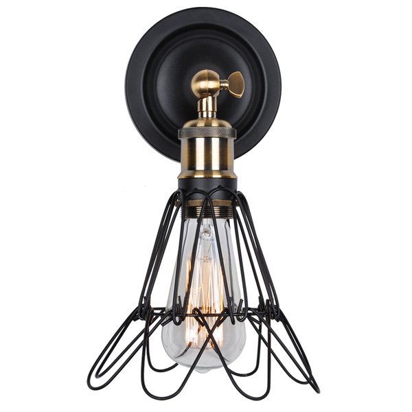 Бра Loft Cage Pendant II Черный матовый Бронза Бра Loft Cage Pendant II Черный матовый Бронза в Орле | Loft Concept