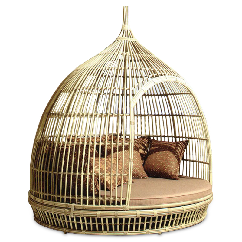 Диван Rattan Cage Sofa Бежево-серый Диван Rattan Cage Sofa Бежево-серый в Орле | Loft Concept