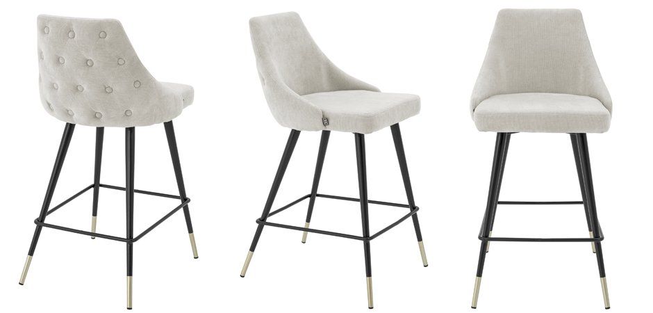 Полубарный стул Eichholtz Counter Stool Cedro Sand Полубарный стул Eichholtz Counter Stool Cedro Sand - Loft-Concept в Орле