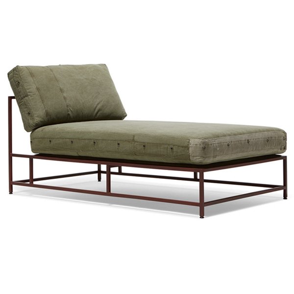 Кушетка Olive Military Fabric Sectional Lounge Оливковый в Орле | Loft Concept 