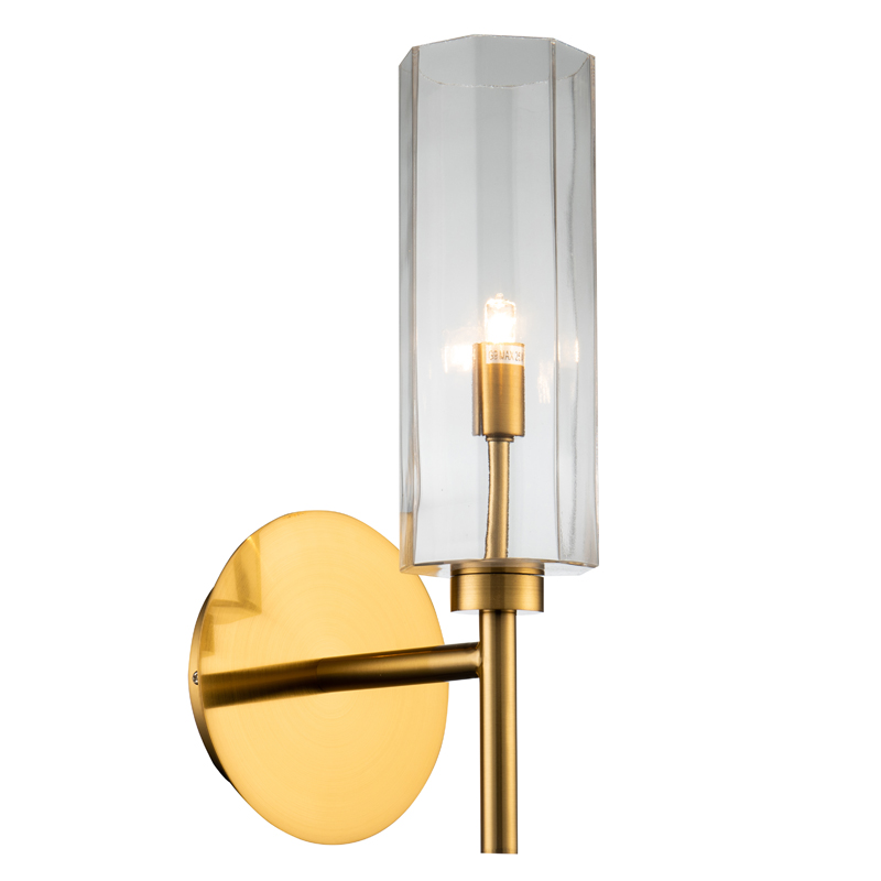Бра Claudine Sconce Латунь Прозрачный Бра Claudine Sconce Латунь Прозрачный в Орле | Loft Concept