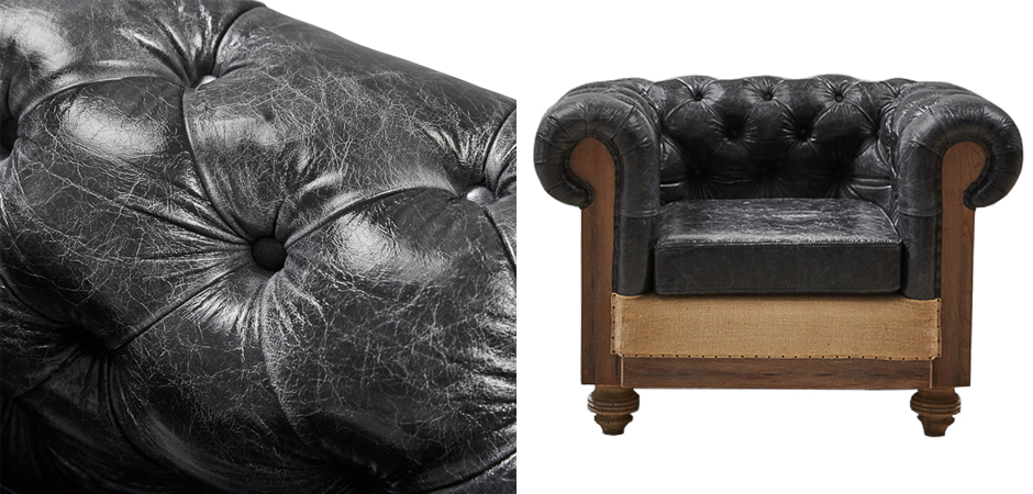 Кресло Deconstructed Chesterfield Armchair Кресло Deconstructed Chesterfield Armchair - Loft-Concept в Орле