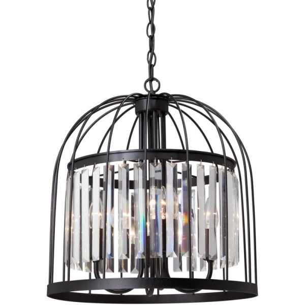 Люстра Birdcage Chandelier Fountain Black Люстра Birdcage Chandelier Fountain Black в Орле | Loft Concept