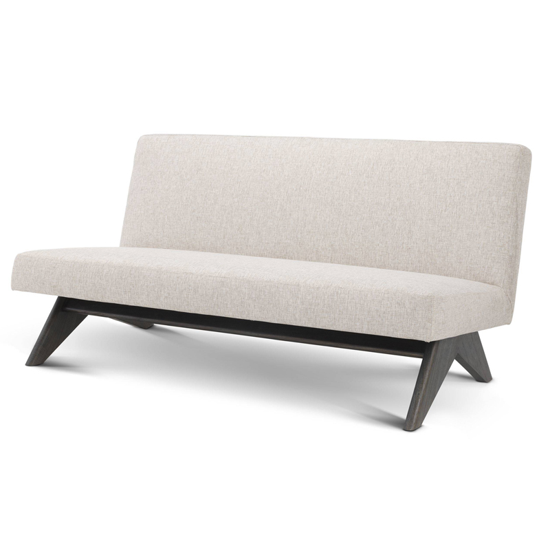 Диван Eichholtz Sofa Erudit Молочный Коричневый Диван Eichholtz Sofa Erudit Молочный Коричневый в Орле | Loft Concept