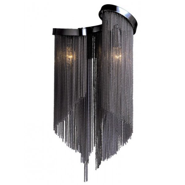 Бра Atlantis Chain Wall lamp Black Темный хром Бра Atlantis Chain Wall lamp Black Темный хром в Орле | Loft Concept