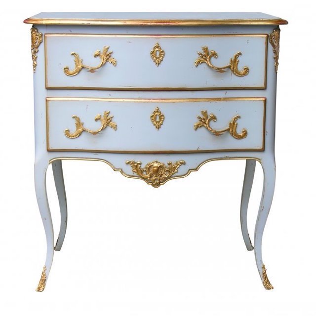 Комод L.XV CHEST OF DRAWERS Bleu nordic Бронза Голубой пастельный Комод L.XV CHEST OF DRAWERS Bleu nordic Бронза Голубой пастельный в Орле | Loft Concept