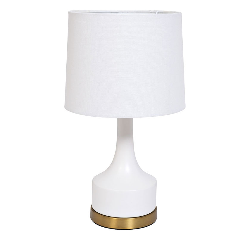 Настольная лампа Fontaine Table Lamp Золотой Белый Настольная лампа Fontaine Table Lamp Золотой Белый в Орле | Loft Concept
