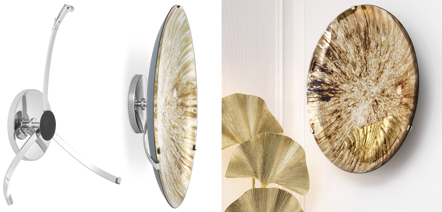 Настенный декор Eichholtz Wall Object Laguna S antique gold - фото