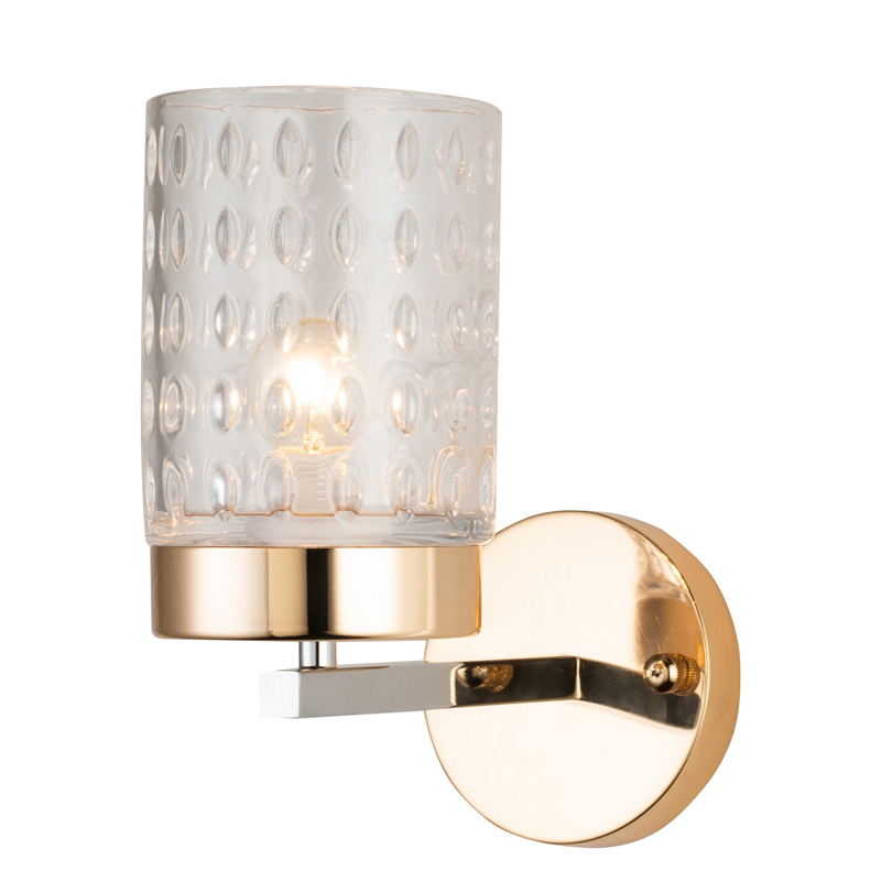 Бра Didian Sconce Глянцевое золото Хром Прозрачный Бра Didian Sconce Глянцевое золото Хром Прозрачный в Орле | Loft Concept