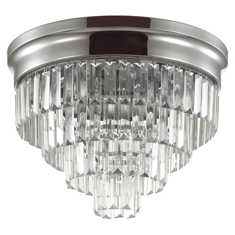 Хрустальная потолочная люстра Crystal Fountain Maxi Хром Хром в Орле | Loft Concept 