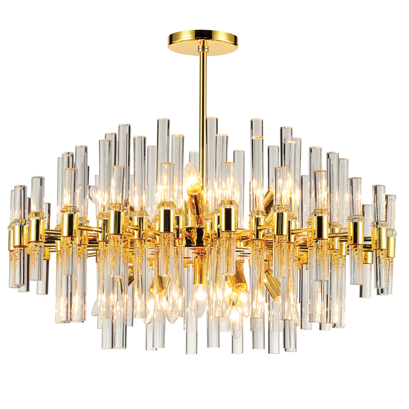 Люстра Luxxu Chandelier 80 Глянцевое золото Прозрачный Люстра Luxxu Chandelier 80 Глянцевое золото Прозрачный в Орле | Loft Concept