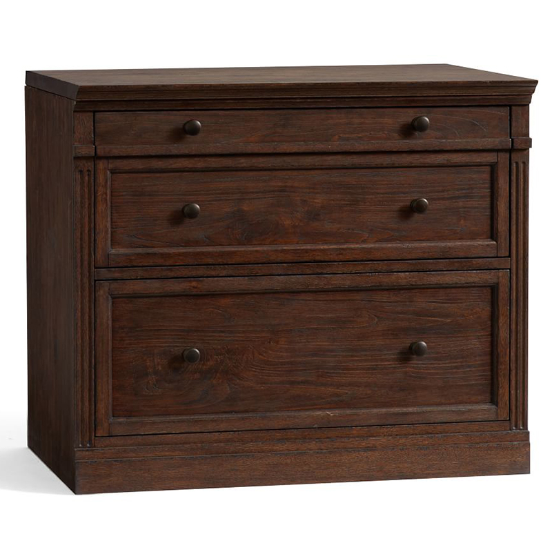Комод с двумя ящиками Benjamin Chest of 2 Drawers Бежево-серый Белый Коричневый Черный Комод с двумя ящиками Benjamin Chest of 2 Drawers Бежево-серый Белый Коричневый Черный в Орле | Loft Concept